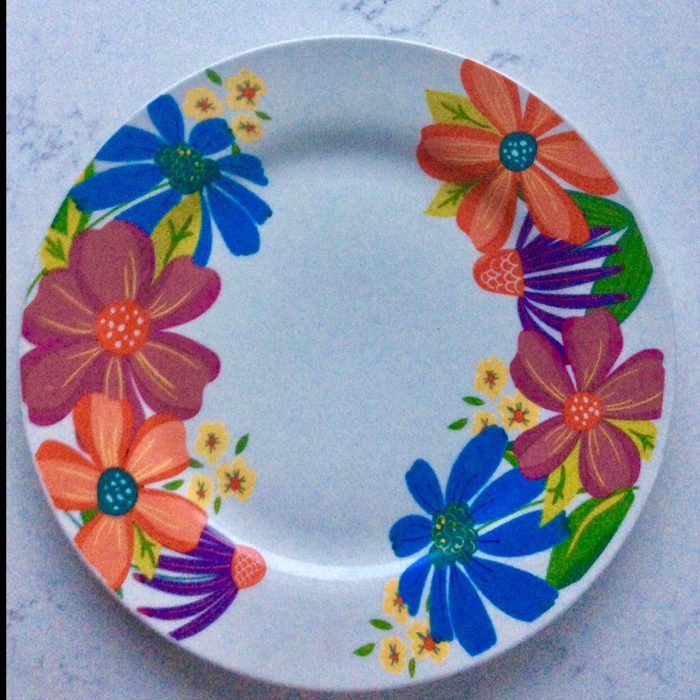 Royal Norfolk ceramic Spring Fling (6 Plates NEW